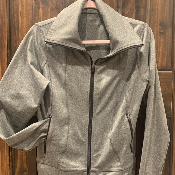 Eddie Bauer Tops - Eddie Bauer running jacket. Heather Gray.